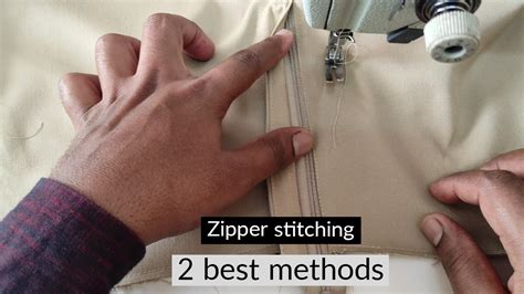 Pant Zip Part Stitching Best Methods Perfect Formal Pant Zipper