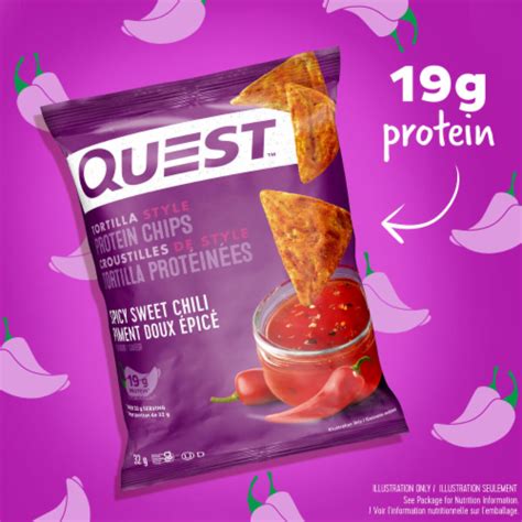 Quest Tortilla Spicy Sweet Chili Protein Chips 4 Ct 1 1 Oz King