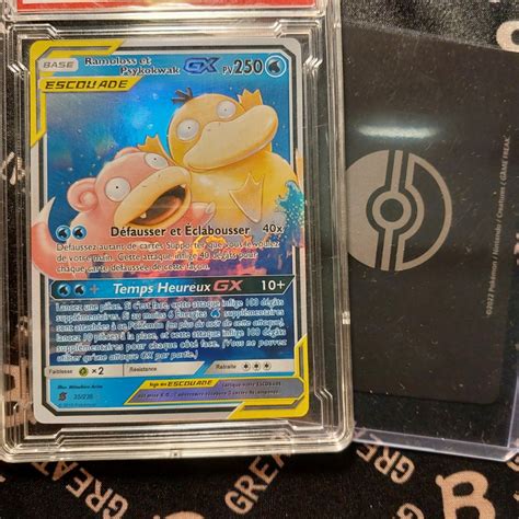 Pokemon Phap The TCG Slowpoke và Psyduck GX 011 094 Holo Ultra Rare