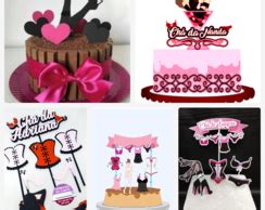 Arquivo De Corte Topo De Bolo Cha De Lingerie Produtos Elo