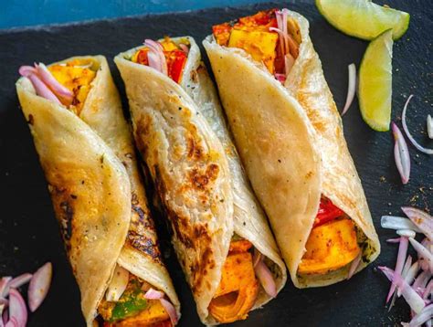 Delicious Easy Paneer Kathi Rolls Pakistani Food Recipe Pakistanichefs