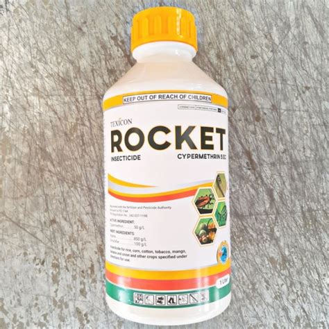 ROCKET 5EC CYPERMETHRIN INSECTICIDE 1 LITER By TEXICON Shopee