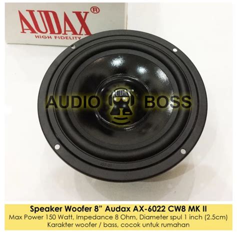 Speaker Woofer 6 Inch Audax AX 6022 CW8 MKII KN20 Lazada Indonesia