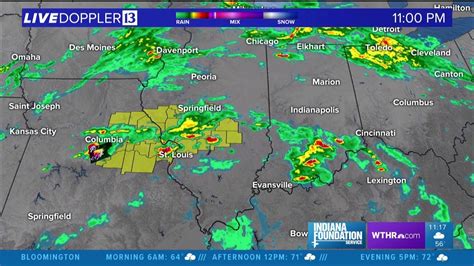 Live Doppler 13 Weather Forecast 11pm Youtube