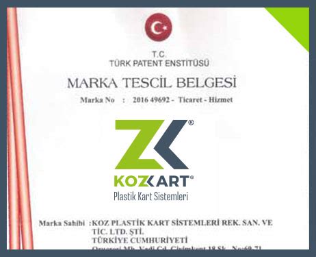 SERTİFİKALARIMIZ KozKart Plastik Kart Sistemleri