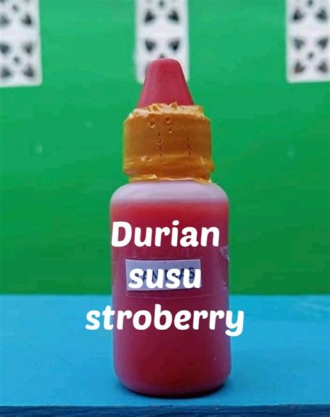 Essen Oplosan Durian Susu Stroberry Ml Spesial Ikan Mas Patin Lele