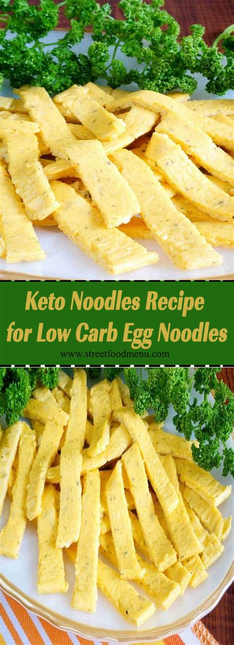 Keto Noodles Low Carb Egg Noodles Keto Noodles Healthy Recipes