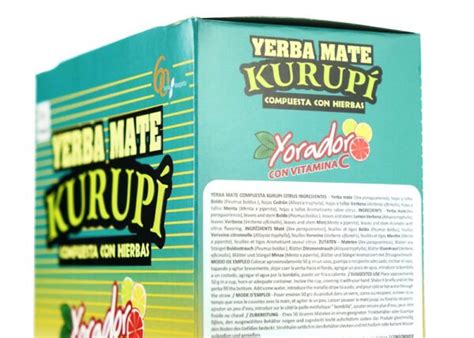 Yerba Mate Kurupi Yorador Dawna Sabor Citrus 500g Wojciech