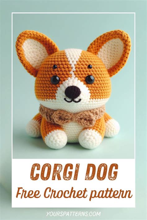 Corgi Dog Crochet Pattern In 2024 Crochet Dog Patterns Crochet Dog