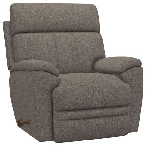 La Z Boy Talladega Rocker Recliner In Granite Nebraska Furniture Mart