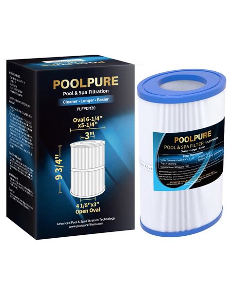Amazon POOLPURE Oval Filter Spa Filter PDM30 For Dream Maker Hot