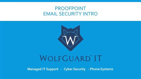 Proofpoint Email Security Intro Youtube