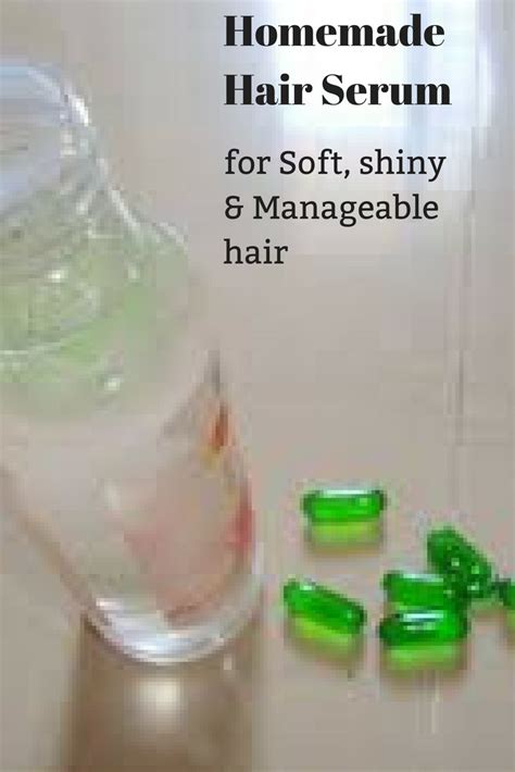 Homemade Hair Serum Recipe Homemade Hair Serum Homemade Hair Products Hair Serum Recipe