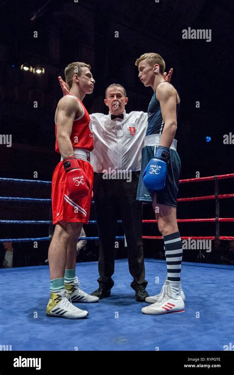 Cambridge Uk 9th March 2019 Oxford Vs Cambridge 112th Varsity Boxing