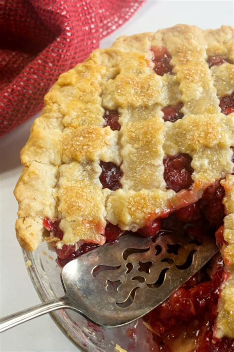 Homemade Tart Cherry Pie My Country Table