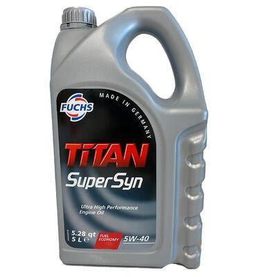 TITAN SUPERSYN 5W 40 5L FUCHS motorový olej WAFAREX s r o