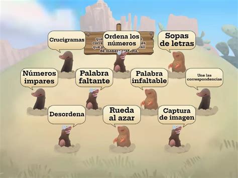 Actividades Interactivas Realizada En Wordwall Whack A Mole