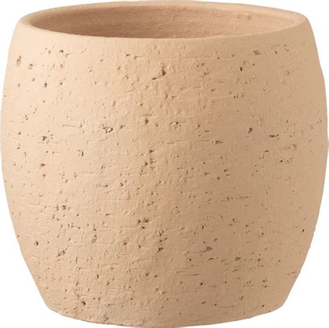 J Line bloempot Enya keramiek beige large Ø 24 00 cm bol