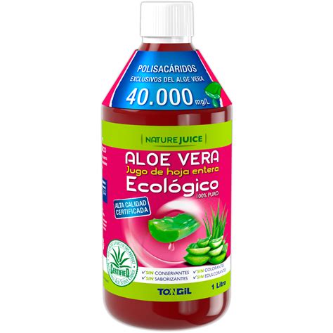 ALOE VERA ECOLOGICO 1 LITRO Herboristería Nuevo Mundo