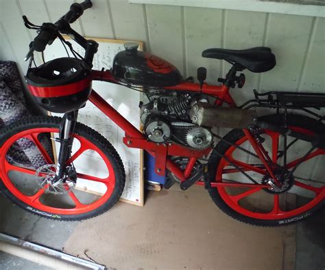 79cc Motorized Bicycle From Scratch 89 Steps With Pictures Instructables