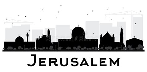 Jerusalem Silhouette Skyline Stock Illustrations – 256 Jerusalem ...