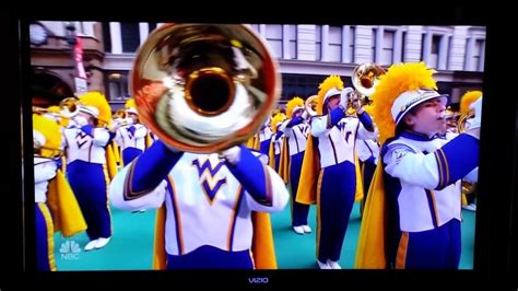 Wvu Marching Band At 90th Macys Thanksgiving Day Parade 2016 Youtube