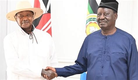 Museveni Endorses Raila Odinga For Au Chair