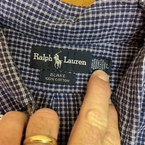 Polo Ralph Lauren Blake Seersucker Mens Shirt L Shor Gem