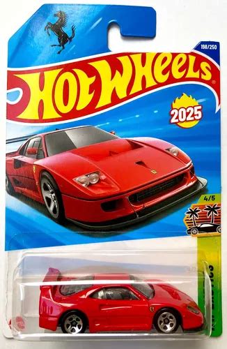 Hot Wheels Ferrari F40 Competizione Lote K 2025 Vermelho Frete grátis