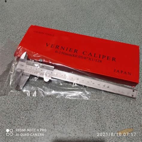 Toki Vernier Caliper Inch Sigmat Jangka Sorong Manual Size Mm