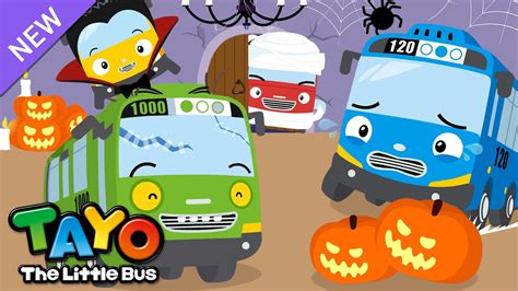 Haunted House And Monster Bus L Boo Trick Or Treat L Tayo Halloween