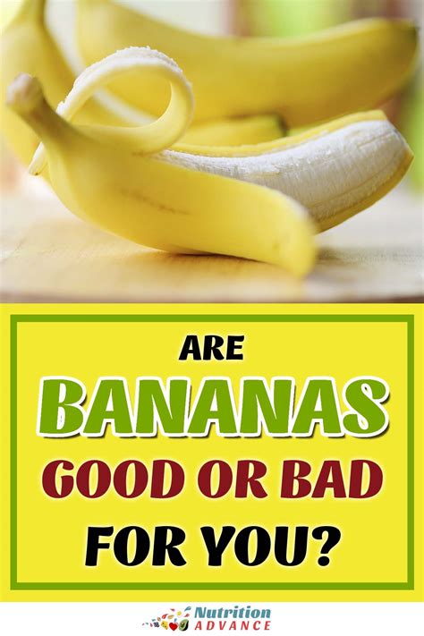 Bananas: Nutrition Facts and Health Effects - Nutrition Advance