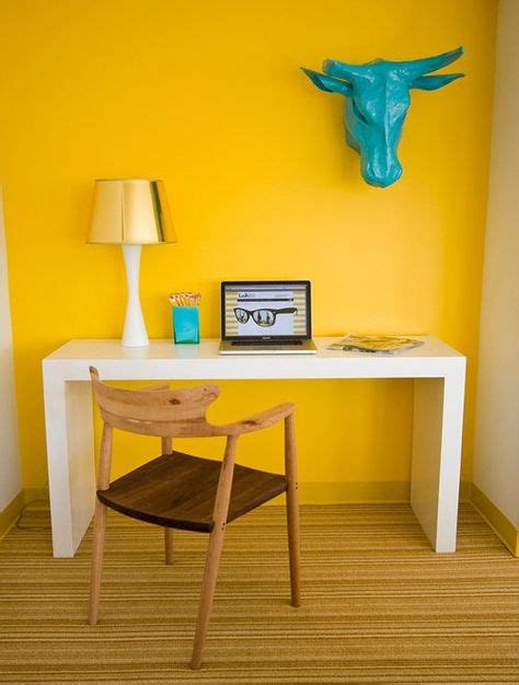 Yellow Yellow Yellow Office Wall Colors Home Office Decor Yellow