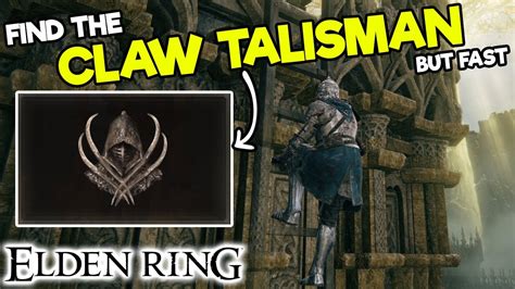 How To Get The Claw Talisman In Elden Ring Map Location Stormveil