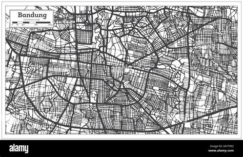 Mapa de bandung Imágenes vectoriales de stock Alamy