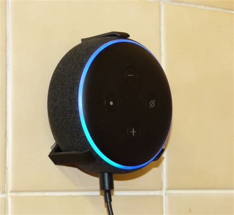 3d Printed Amazon Echo Dot 3rd Gen Wall Holder By Hillyheights Pinshape