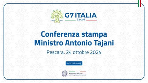 Comunicato Della Riunione Dei Ministri Dello Sviluppo Del G Di Pescara