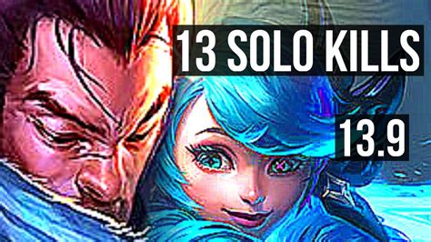 YASUO Vs GWEN TOP 13 Solo Kills Legendary 17 3 3 300 Games TR