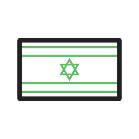 Israel Line Green and Black Icon 9692250 Vector Art at Vecteezy