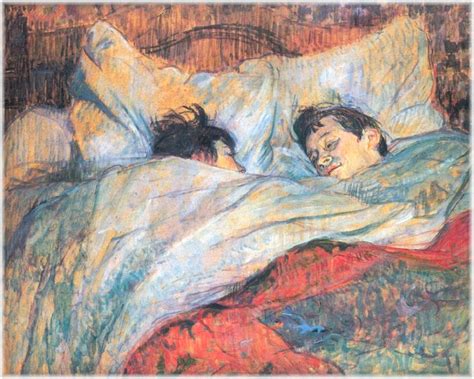 Henri De Toulouse Lautrec Le Lit Henri De Toulouse Lautrec