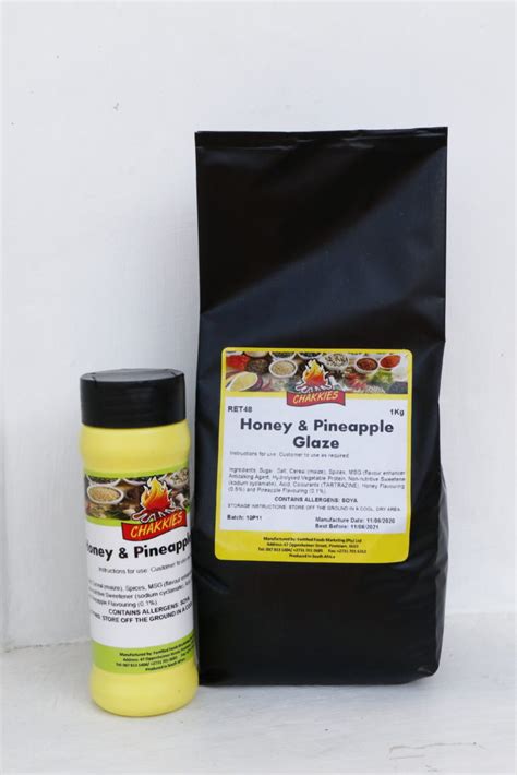 honey pineapple glaze fortified foods