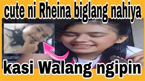 Cute Ni Rheina Biglang Nahiya Kasi Walang Ngipin Valsantosmatubang