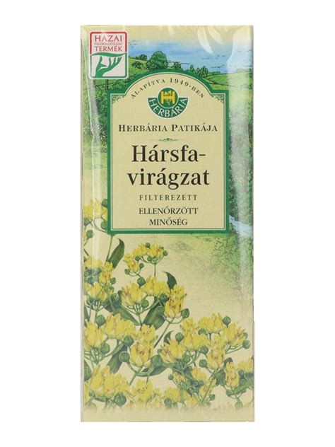 Herbária Hársfavirágzat filteres tea 25 x 1 5 g