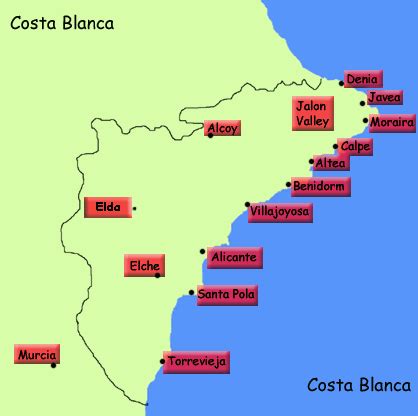 costa blanca  alicante tourist information