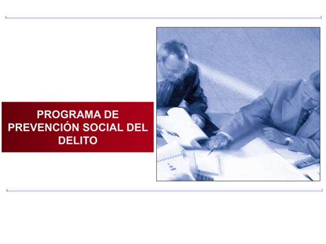 Pdf Programa De PrevenciÓn Social Del Delito · Estadísticas Tipos De