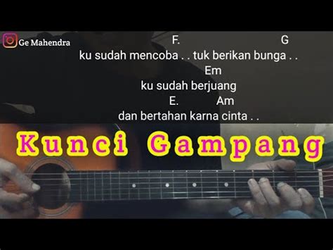 Kunci Gitar ORANG YANG SALAH Luvia Band Versi Petikan Dan Chord