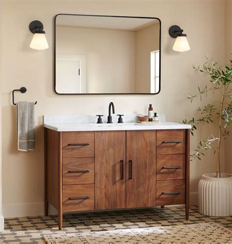 Shaw Walnut Single Vanity Rejuvenation