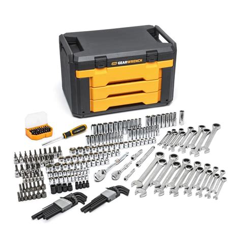 232 Pc. Mechanics Tool Set in 3 Drawer Storage Box