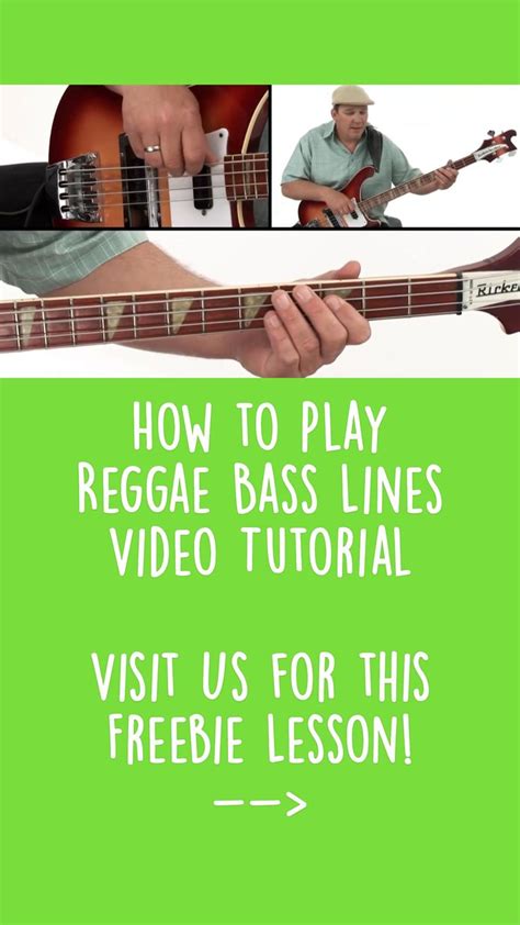 How To Play Reggae Bass Lines Video Tutorial Visit Us For This