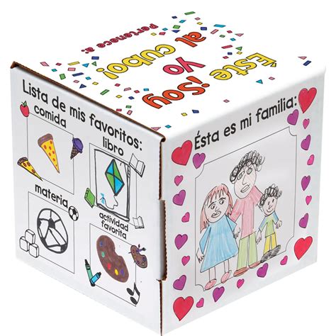 Ready To Decorate Soy Yo Al Cubo Spanish My Me Cube Set